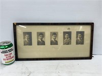 Bahlman Studio 1918 framed portraits