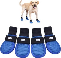S: Hipaw Dog Boots  2.15 Wide  Blue