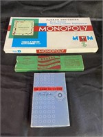 VTG Monopoly, Cribbage Board & More