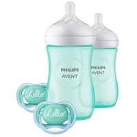 Philips Avent Natural Baby Bottle Set - Teal  4pc