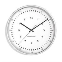 Union & Scale™ Essentials Wall Clock, Metal, 12"