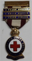 British Red Cross Society 3 Years Service Medal
