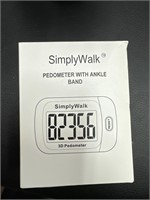 Pedometer with ankle band
