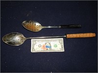 2ct Large Serving Spoons-Slotted & Solid