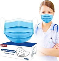 100 Pack Made in USA Disposable Face Masks- Medica