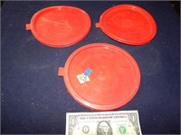 3ct Lids for Containers 7-1/2" Dia
