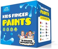 HOMKARE Finger Paints, Non-Toxic and Washable Fing