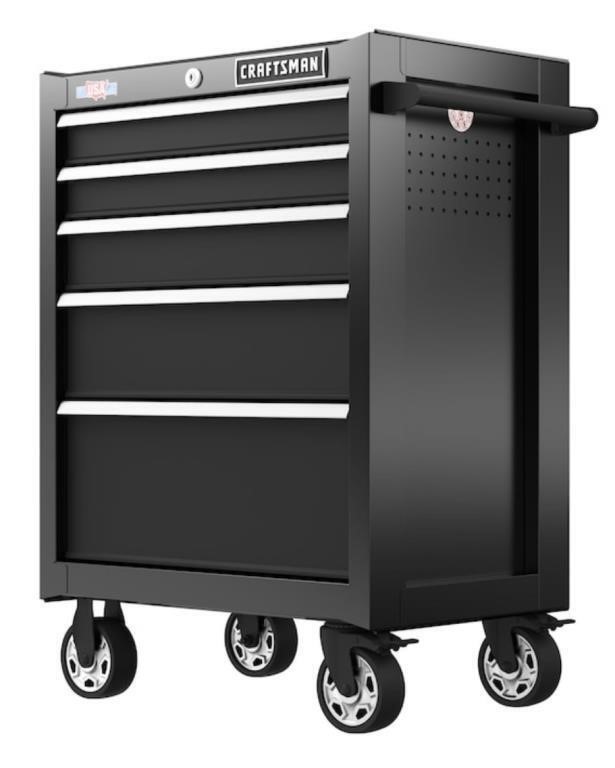 Craftsman 26.5"Wx37.5"H rolling tool cabinet w/