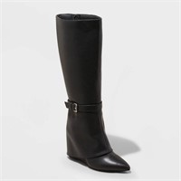 Women's Tall Novie Dress Boots - Black 6 $42