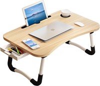 Foldable Lap Desk with Stand & Cup Holder
