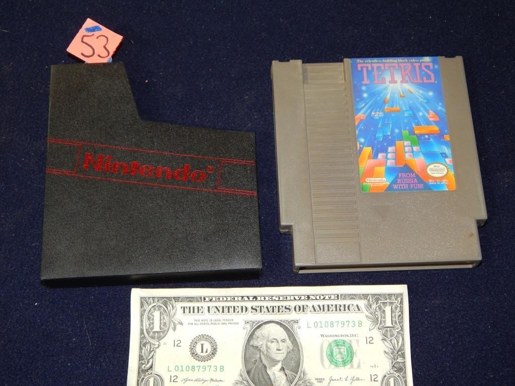 NES Tetris Game w/ Dust Cover