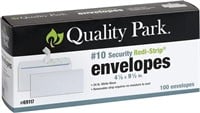 2 Pack Quality Park #10 Self-Seal Security Envelop