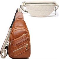 Fanny Packs with Sling Bag for Women Fashionable C