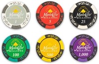 Monte Carlo Poker Set  14 GMS Clay  300pcs