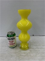 Unique yellow decorative vase