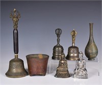 Group of 7 Bronze Ornaments