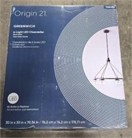 Origin 21 chandelier (1 broken globe)