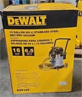 USED DeWalt 16-gal. wet/dry shop vac Would NOT run