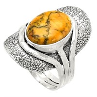 Sterling Silver Mookaite Fancy Design Ring