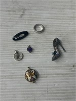 Decorative pendants and pins