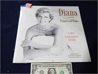 Diana Princess of Wales 1998 Commem. Calendar