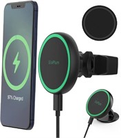 Magnetic Wireless Car Charger Mount Compatible wit