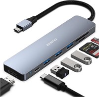 BENFEI 7in1 USB C Multiport Adapter with HDMI, SD/