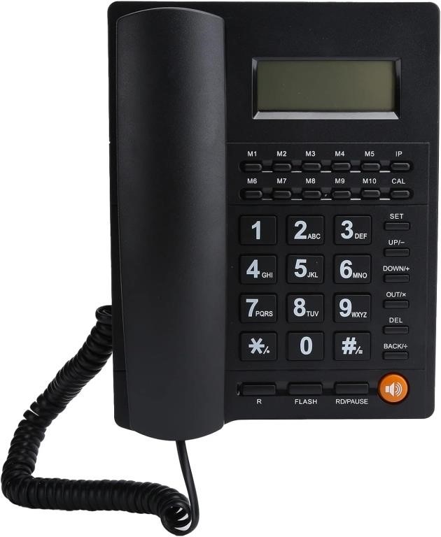L019-3 Corded Telephone, Desktop Landline Corded T