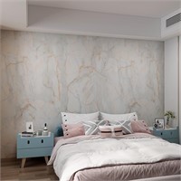 SEALED-Blue Gold Marble Wallpaper 24x354