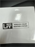 Wireless color weather station