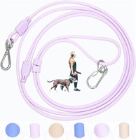 Tiesenci Dog Leash 8ft for 6-20lbs  Purple