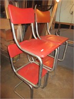 4 vintage kitchen chairs
