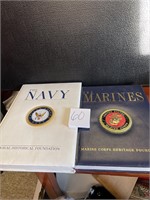 The Navy & The Marines books