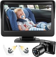 Baby Mirror for Car with Night Vision  4.3 HD