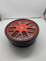 2 hot wheels speed racer spinning case