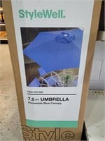 Brand New 7.5' Umbrella in Periwinkle Blue