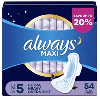 Always Maxi Extra Heavy Overnight Pads with