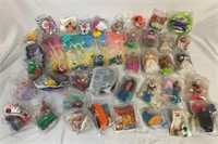 Lot of 38 Sealed Kids Meals Toys Happy Meal 1990's