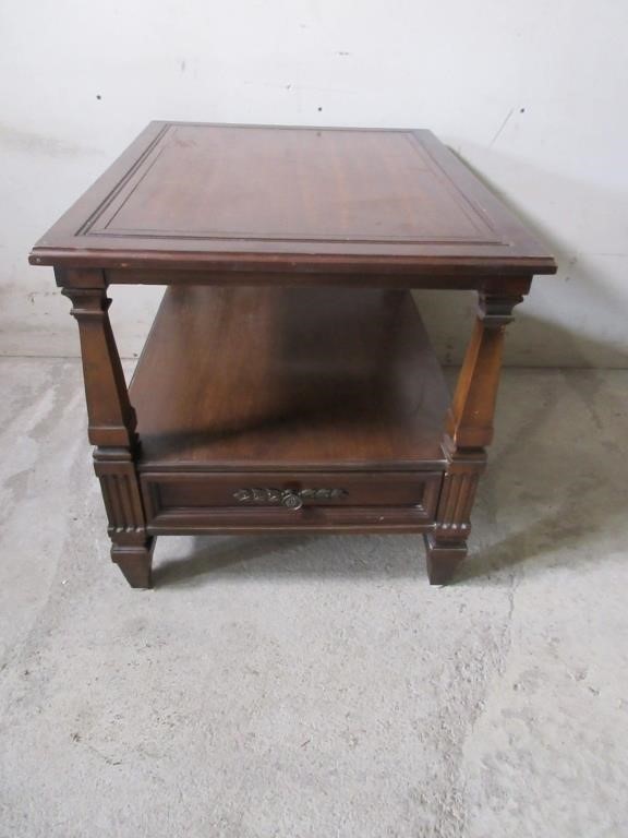 VINTAGE HAMMARY SIDE TABLE WITH LITTLE DRAWER