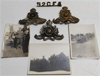 WW1 Military Badges From 1 Canadian Soldier