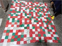 Christmas Themed Quilt 72" x 66"