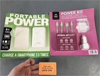 Lot of new iphone chargers and powerpack