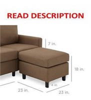 INCOMPLETE SET- COUCH AND OTTOMAN