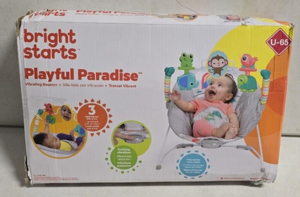 Bright Starts vibrating baby bouncer