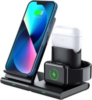 Seneo 7.5W 3 in 1 Fast Wireless Charger Stand