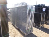 6'x10'Chainlink Fence Panels & Bases