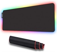 VICSING RGB Gaming Mouse Pad, LED Soft Extra Exten