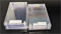 Lot of Hard Case Card Holders