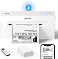 POLONO Bluetooth Thermal Shipping Label Printer,