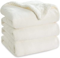 Bedsure Sherpa Fleece Blanket Queen Size for Bed